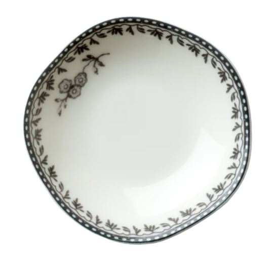 Тарелочка 8cm (серая) Lancaster фарфор
