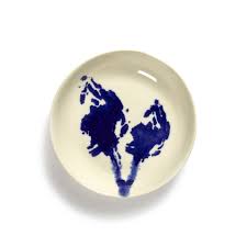 Тарелочка 11,5 x H2 CM WHITE ARTICHOCE BLUE