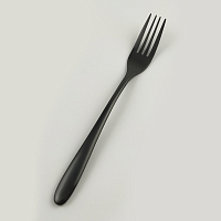 Вилка столовая "Alessi-Black", черный цвет