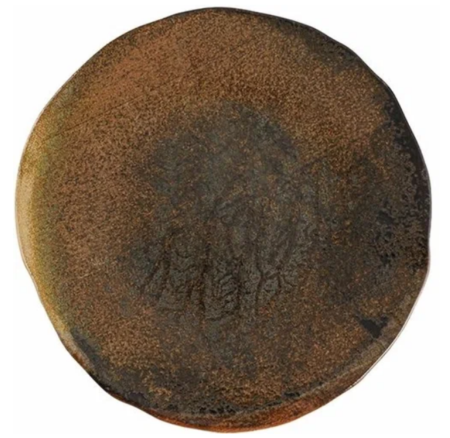 Тарелка мелкая Stoneware Genesis D=17, H=2,2 см, темно-коричневый