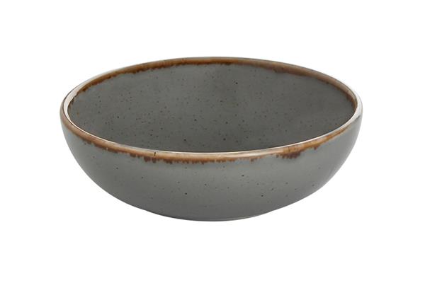 Салатник 10см полуглубокий темно-серый, Seasons