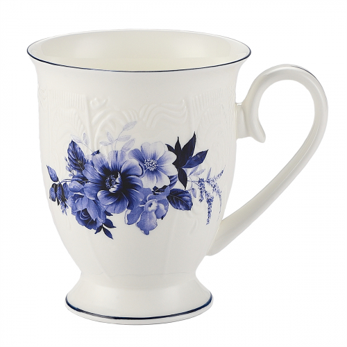 Кружка с ручкой 300 мл "Blue Flower"