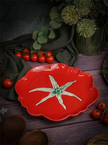Тарелка d 28 см h 2,8 см Tomato, керамика