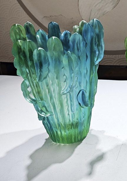 Ваза "Кактус" хрустальное стекло Lalique