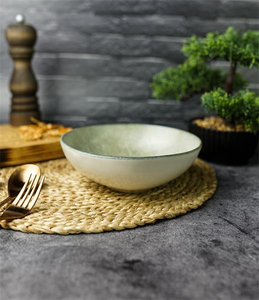 Салатник d 17,5 см серый, Stoneware Selene