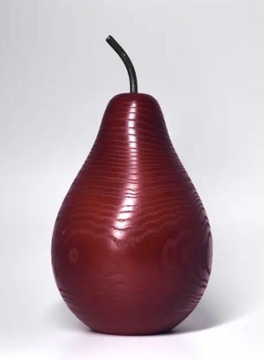 Фигура ГРУША 11х20 см, дерево, бордовый