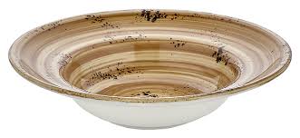 Тарелка д/пасты 27 см 500 мл коричневая, "Vintage", By Bone