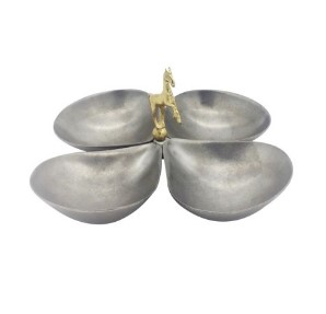 Емкость для закусок Лошадь 17,5*17,5см, ретро, Narin