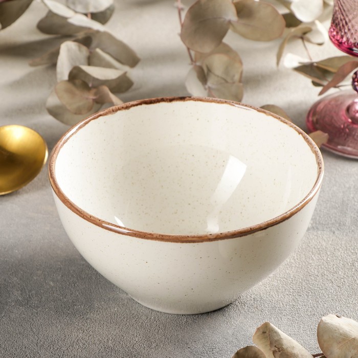 Салатник 14 см бежевый, 500мл, Seasons Porland (Турция)