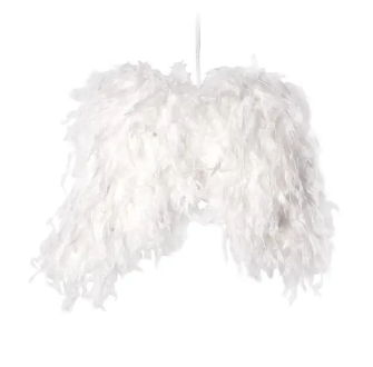 Подвес КРЫЛЬЯ 24х18 см, пенопласт, текстиль, белый