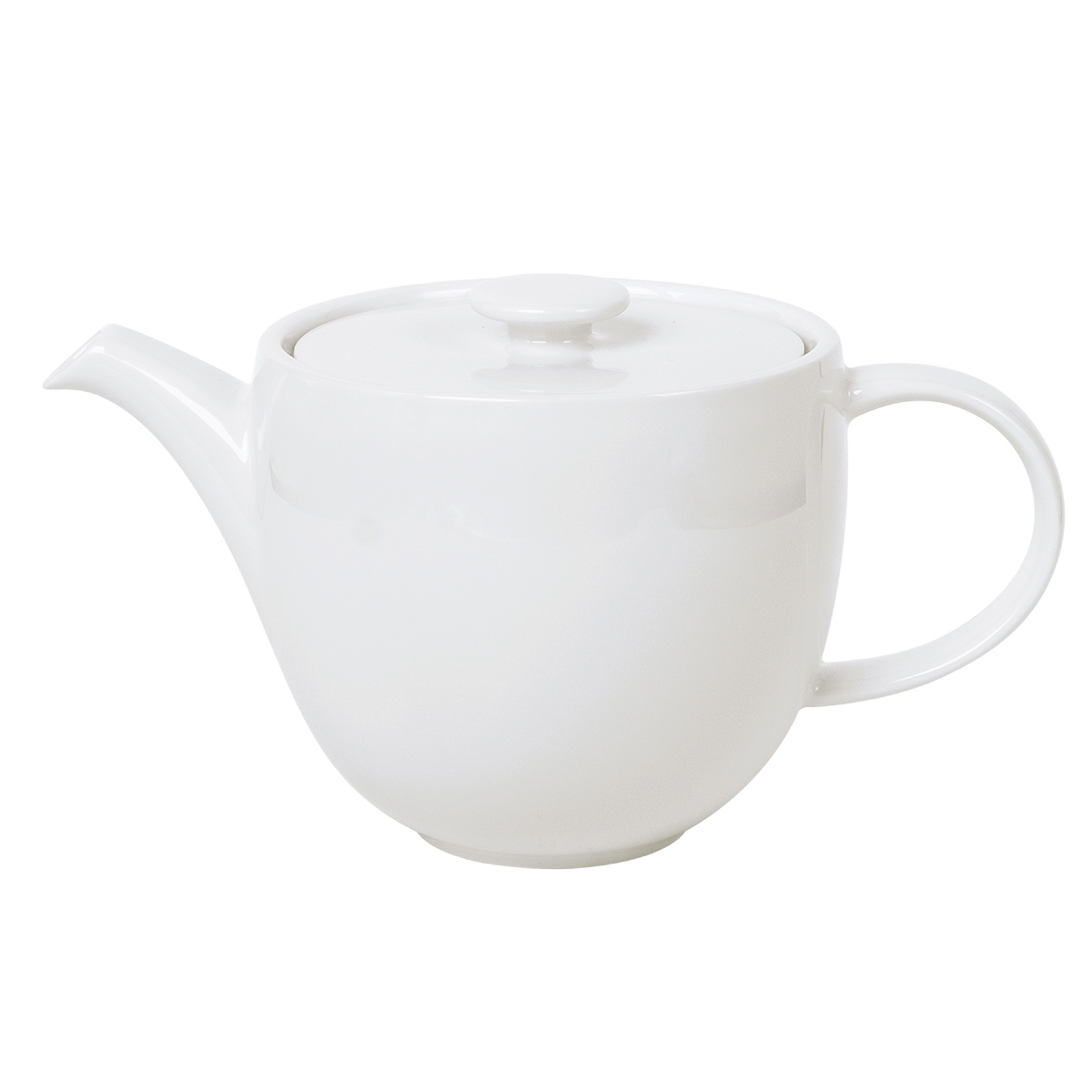 Чайник 1000мл, фарфор "Fine Plus" круглый
