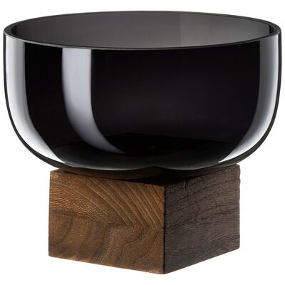 Ваза "WOODY" GREY 20*16 см