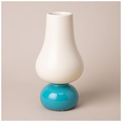 Ваза декоративная на ножке 12,5 * 25 см, фарфор