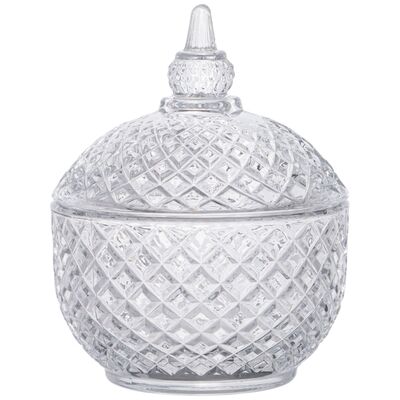 Емкость для хранения  с крышкой "CHARM" 9,5 *12 см