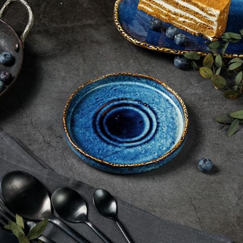 Блюдце 14 см,для чашек-81222289/81222290, см,фарфор,серия "Aqua Blue" P.L.