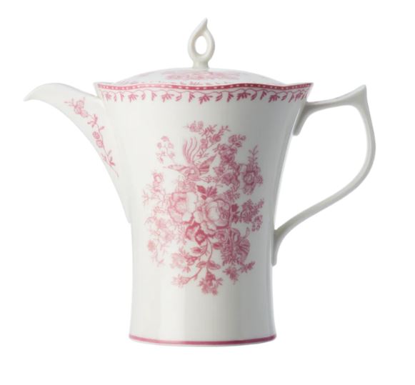 Чайник 770 мл розовый, Lancaster фарфор