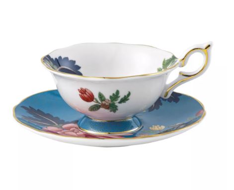 Чайная пара 140 мл Wedgwood Wonderlust Sapphire Garden