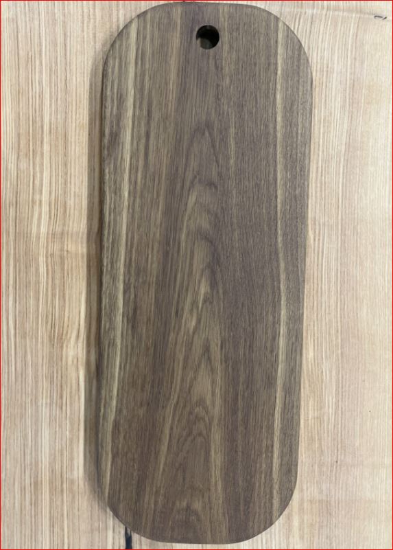 Доска овал 60*23 см, дуб мореный