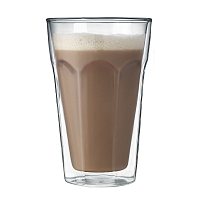 Стакан с гранями 450мл, двойные стенки