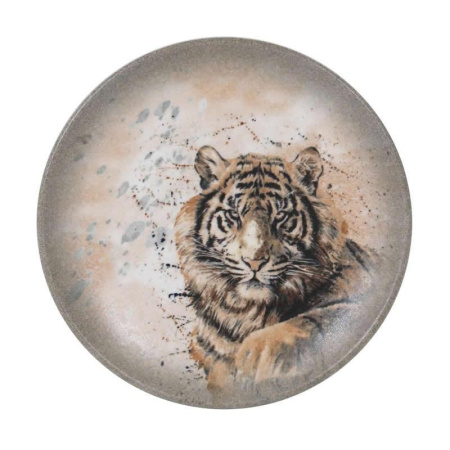 Тарелка 21 см Тигр, Саванна, фарфор