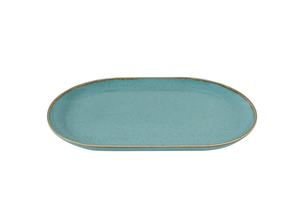 Блюдо овальное 30*15 см бирюза, Seasons Porland (Турция)