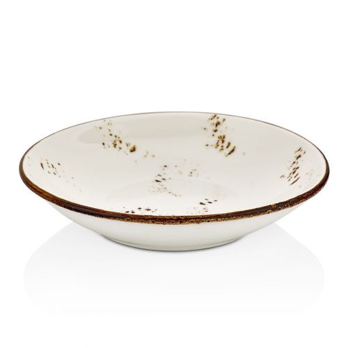 Салатник 25 см 1300 мл белый "Elegance", By Bone