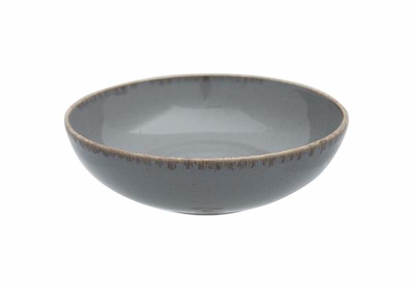 Салатник 25 см темно-серый глубокий, Seasons