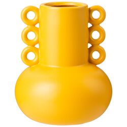 Ваза желтая 15*15*18,5 см 1400 мл