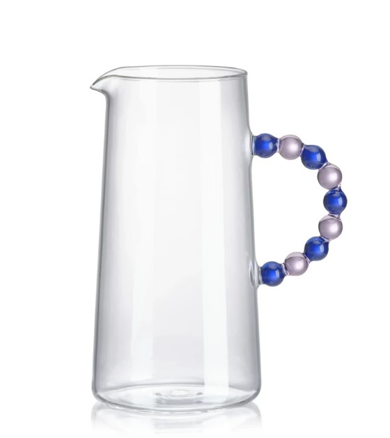 Графин IVV carafe with pink and blue handle