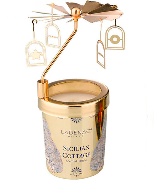 Свеча + карусель 75 г Sicilian cottage Ladenac