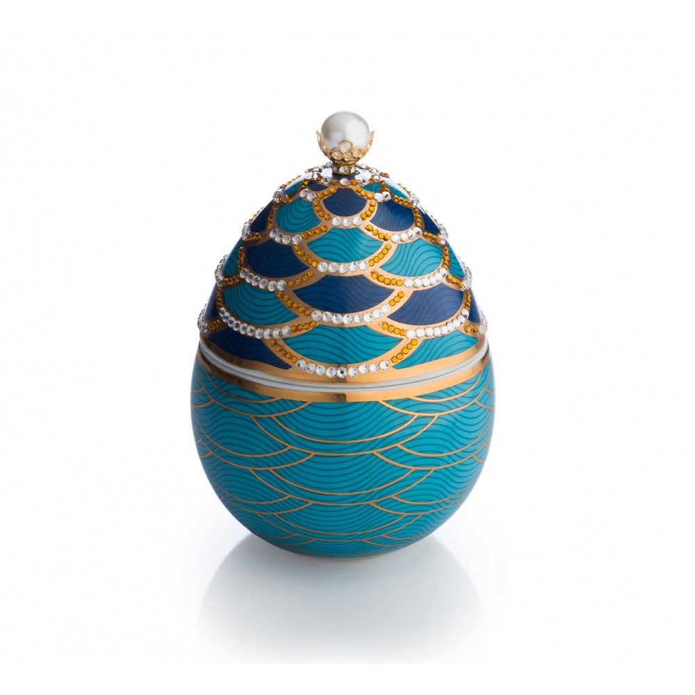 Свеча 200 г Bois de Russie Light blue scales Ladenac