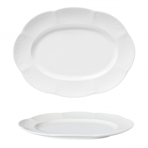 Блюдо овальное 24*18 см,фарфор, Aristocrat, Noble