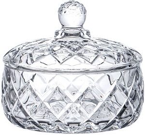 Емкость для хранения  с крышкой "DIAMANT" 12*10 см, 320 мл.