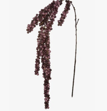 Ветвь ягодная  142 см Бордовый
