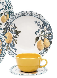 Чайная пара UNNI SICILIANO (чашка 200мл и блюдце 14см) Oxford