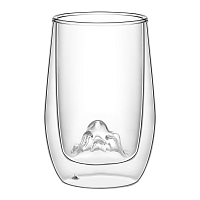 Кружка 250мл "горы" термостекло, двойные стенки