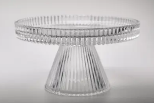 Подсвечник 15х8 см, стекло, прозрачный,