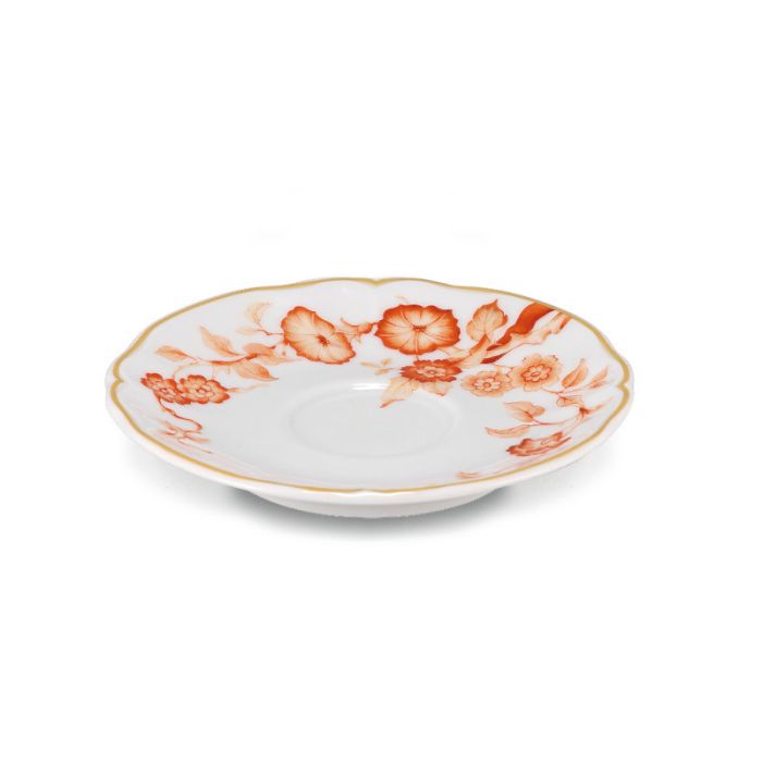 Блюдце для чашки 15 см.FLORENTIUS  ORANGE