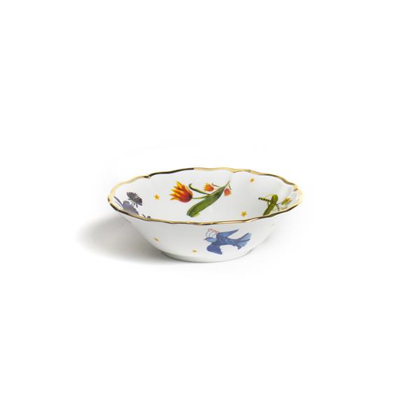 Салатник 15 см La tavola Scomposta цветной декор