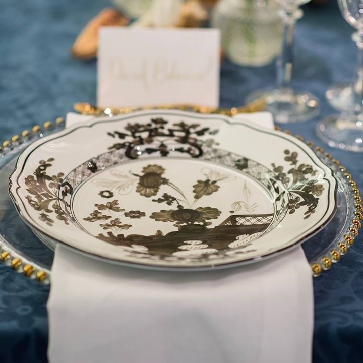 Тарелка 26 см "Черный декор"