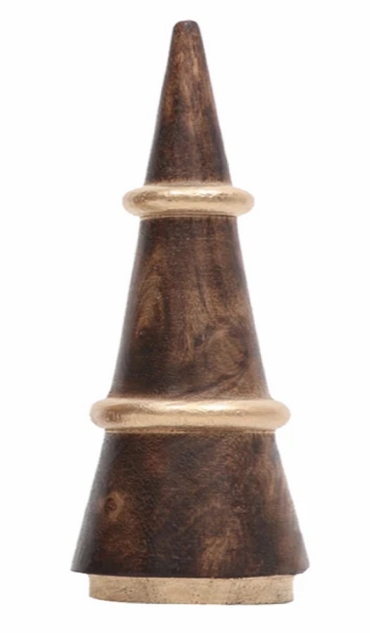 Декор  Ель  большая  gold  25. см8,см8