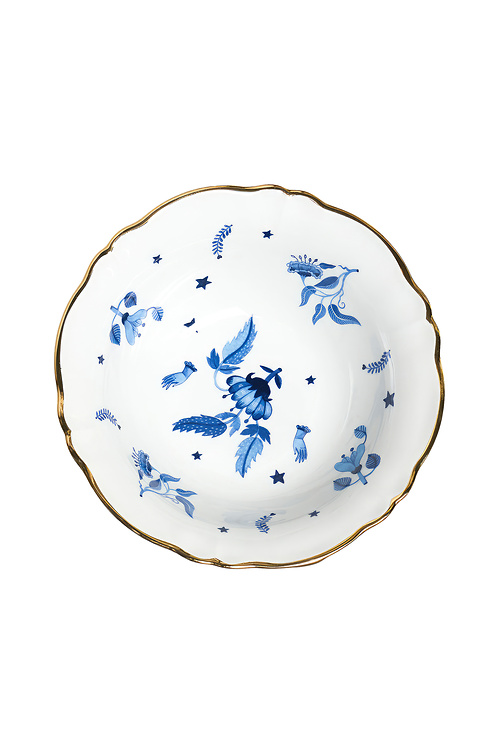 Салатник d26 см синий декор Funky Table