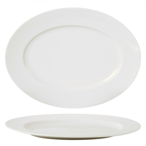 Блюдо овальное 30*22,5 см, фарфор "NOBLE" серия "Fine Plus"