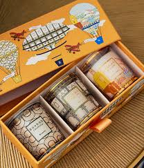 Набор 3 свечи Brussels-Roma-Sain-Tropez по 80гMy first Baobab travel trio