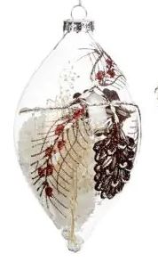 Игрушка елочная Шишка с травами Goodwill