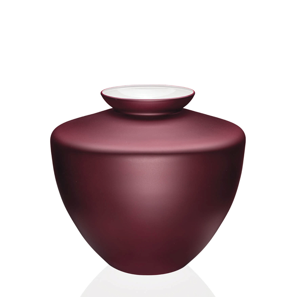 Ваза IVV 25 см Mat Burgundi Decoration