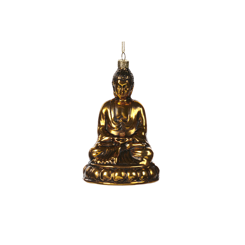 Новогодняя игрушка Будда 12 см