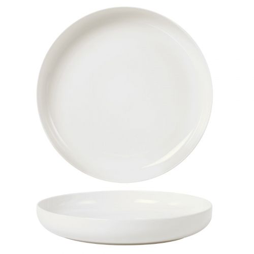 Тарелка c бортом 21,5 см "Fine Plus" фарфор