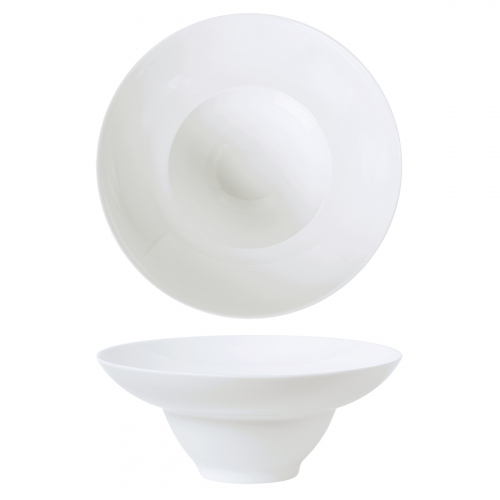 Тарелка для пасты, салата, супа 24см 420мл "Fine Plus" фарфор