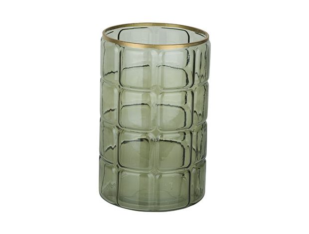 Ваза  15*23CM, стекло, цвет зеленый